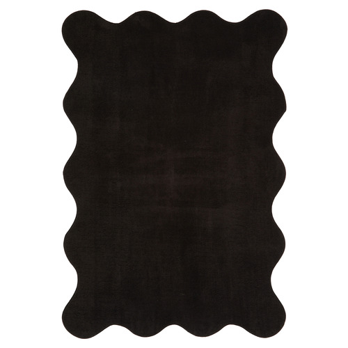 Black Elsie Wavy Rug