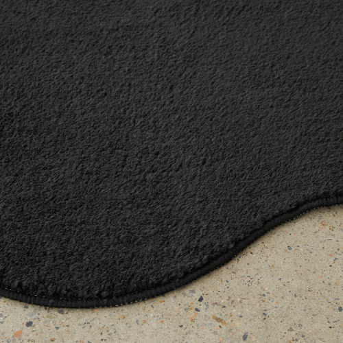 Black Elsie Wavy Rug