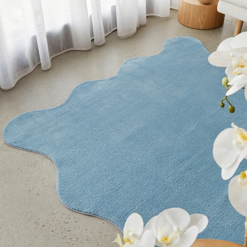 Blue Elsie Wavy Rug