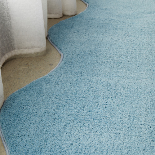 Blue Elsie Wavy Rug