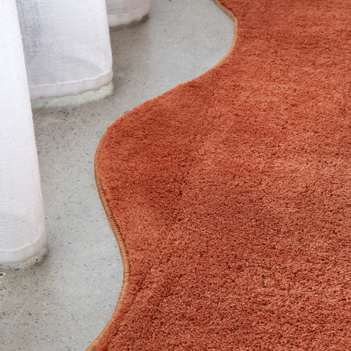Terracotta Elsie Wavy Rug