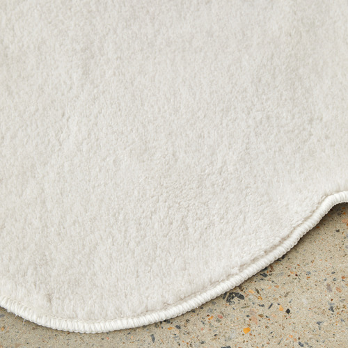 White Elsie Wavy Rug