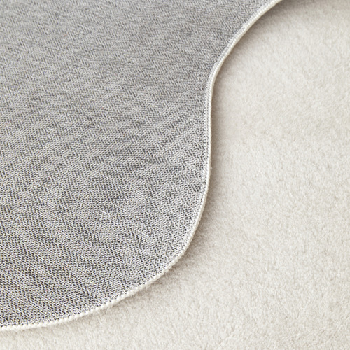 White Elsie Wavy Rug