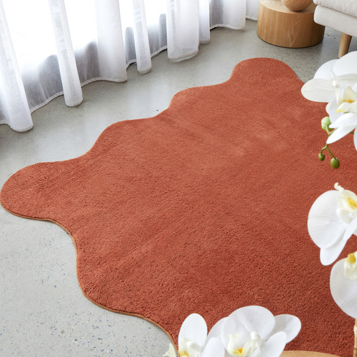 Terracotta Elsie Wavy Rug