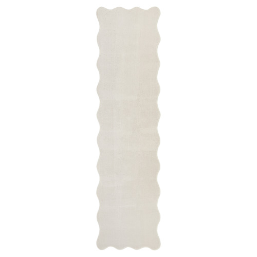 White Elsie Wavy Runner
