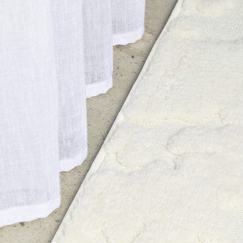 White Claire Rug