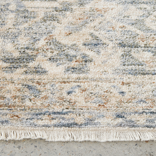 Blue Langley Machine Washable Rug
