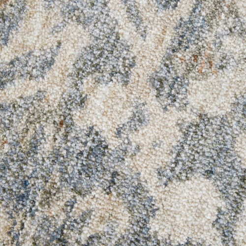 Blue Langley Machine Washable Rug