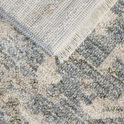 Blue Langley Machine Washable Rug