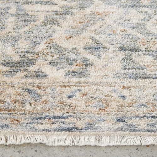 Blue Langley Machine Washable Runner