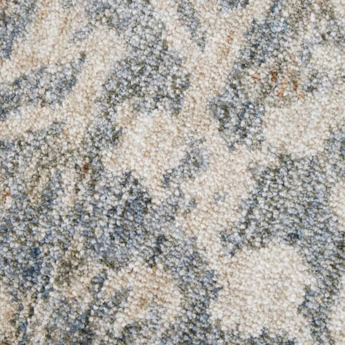 Blue Langley Machine Washable Runner