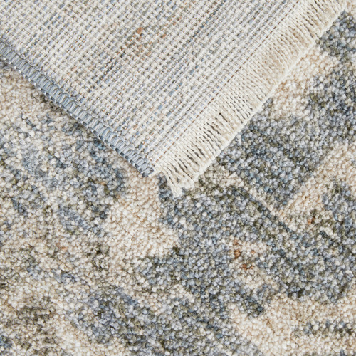 Blue Langley Machine Washable Runner