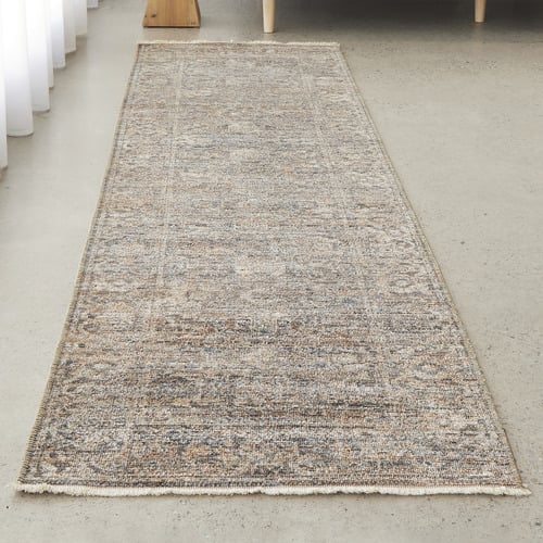 Mocha Estate Vintage-Look Runner