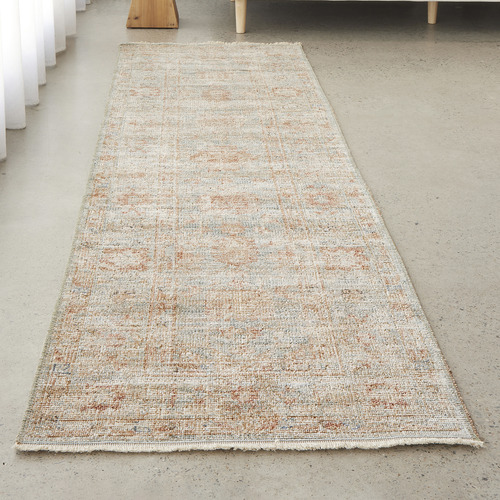 Aqua Estate Vintage-Look Runner