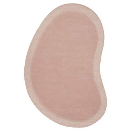 Blush Harbor New Zealand Woold Shaped Rug