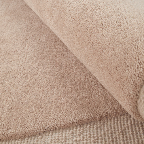 Blush Harbor New Zealand Woold Shaped Rug