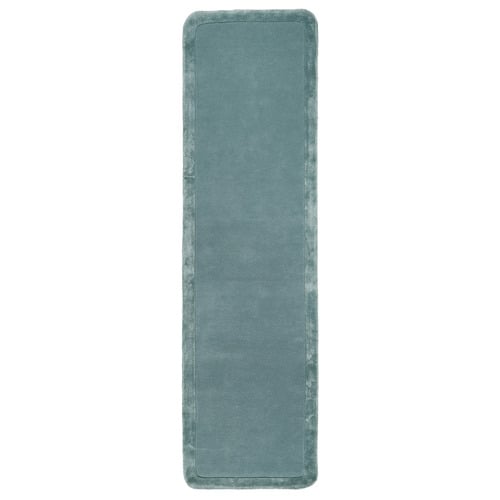 Blue Rivia Hand-Tufted Wool & Viscose Runner