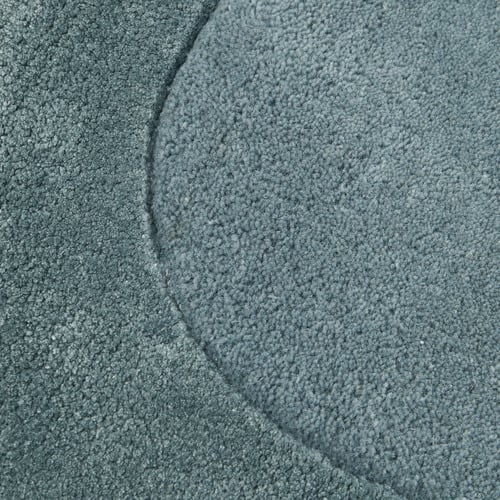 Blue Rivia Hand-Tufted Wool & Viscose Runner
