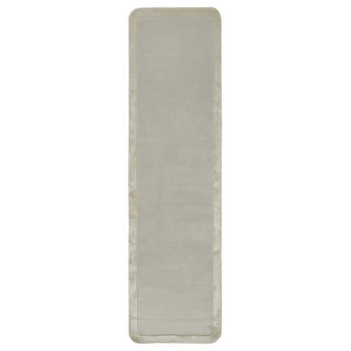 Silver Rivia Hand-Tufted Wool & Viscose Runner