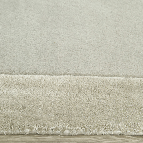Silver Rivia Hand-Tufted Wool & Viscose Runner