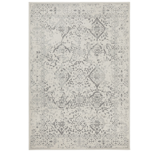 Silver Vita Vintage Style  Rug