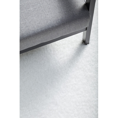 White Selma Plush Shag Rug