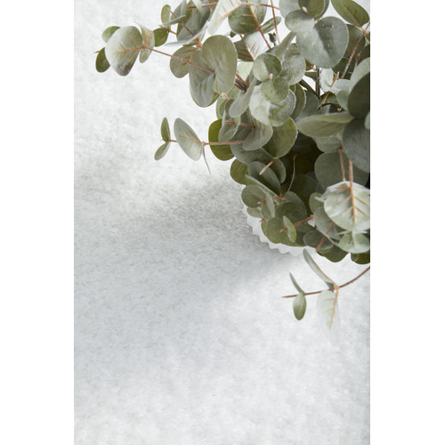 White Selma Plush Shag Rug