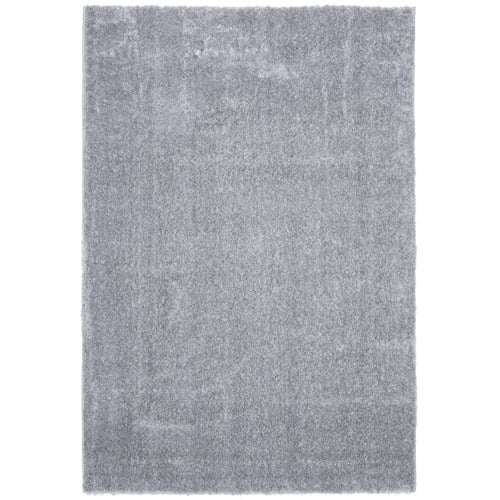 Silver Selma Plush Shag Rug