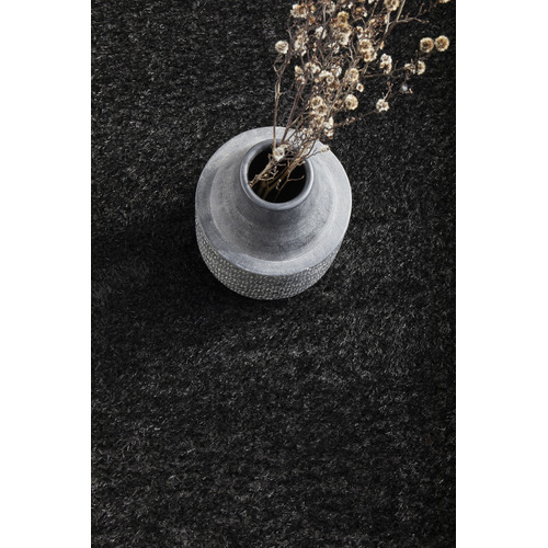 Black Selma Plush Shag Rug