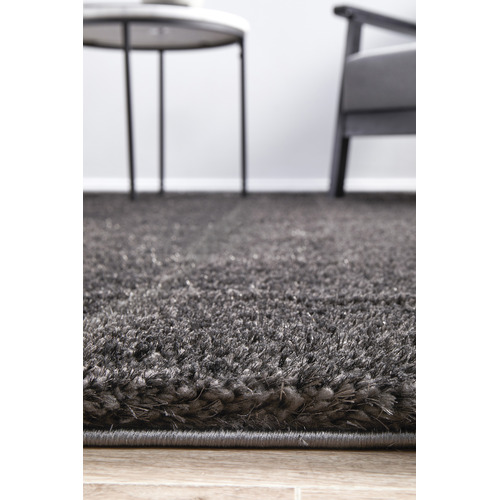 Grey Selma Plush Shag Rug