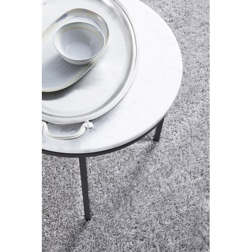 Silver Selma Plush Shag Rug