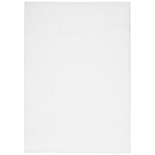 White Selma Plush Shag Rug