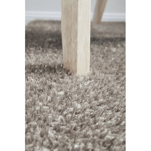 Mink Selma Plush Shag Rug