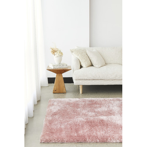 Blush Selma Plush Shag Rug