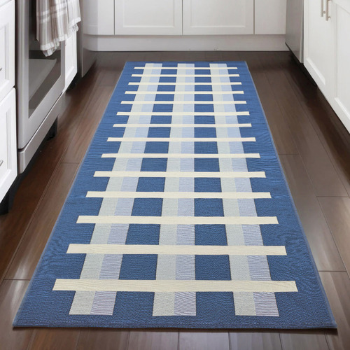 Blue Lucian Indoor/Outdoor Runner