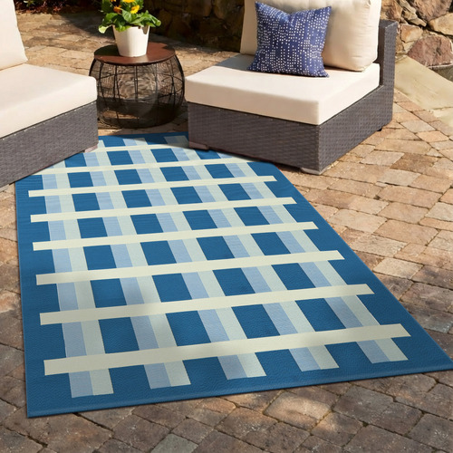 Blue Lucian Indoor/Outdoor Rug