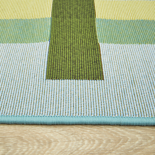 Green Lucian Indoor/Outdoor Runner