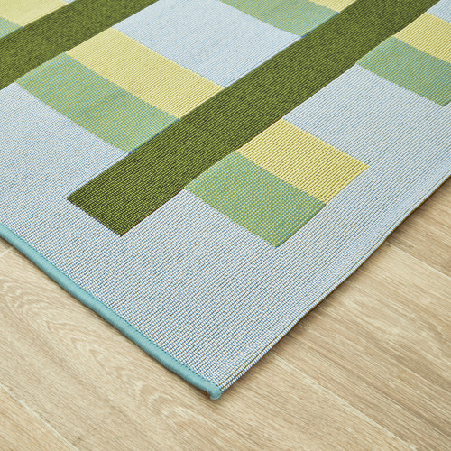 Green Lucian Indoor/Outdoor Runner