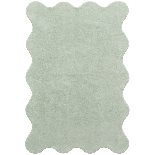Peppermint Elsie Wavy Edge Machine Washable Rug