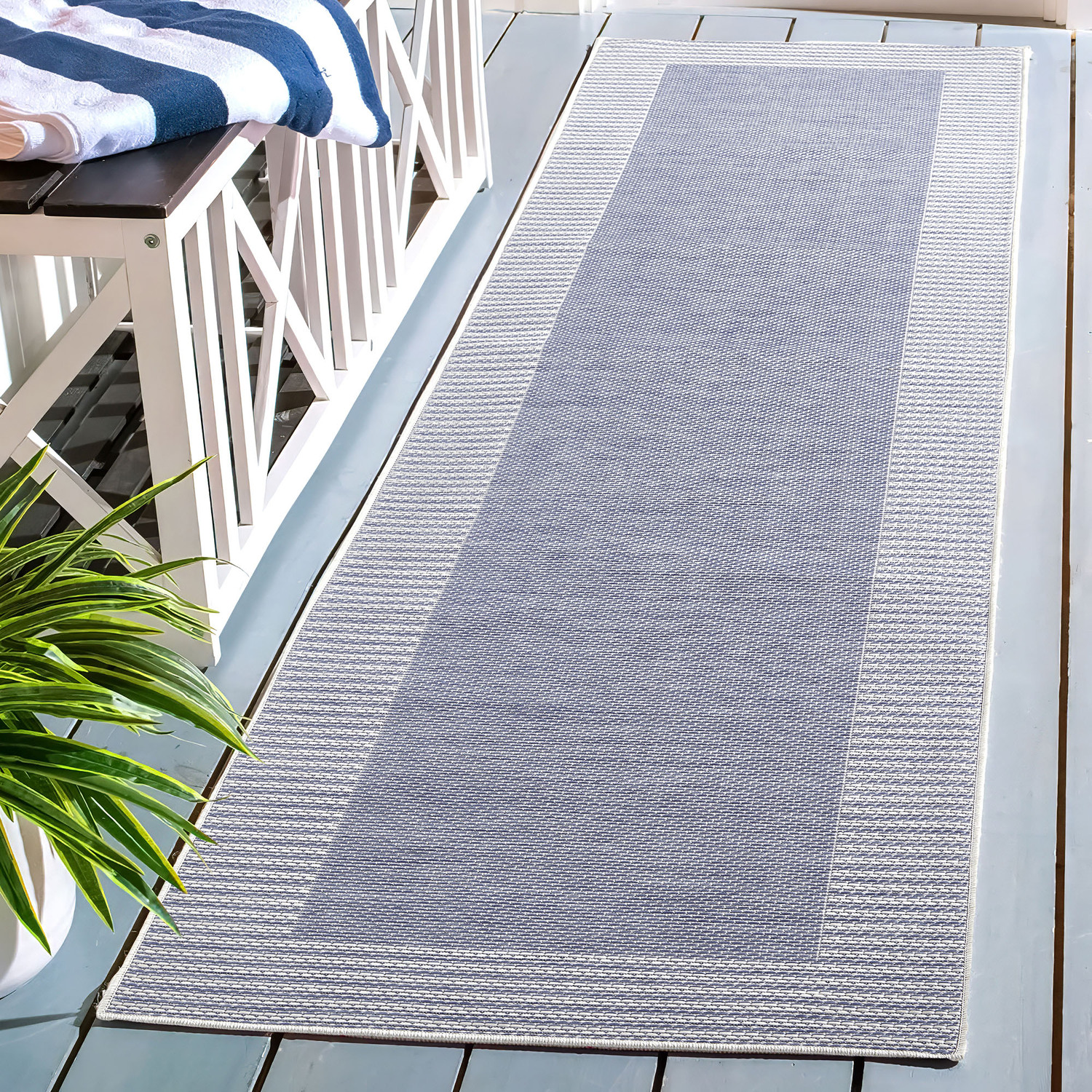 Patio Flat Weave Indoor/Outdoor Runner