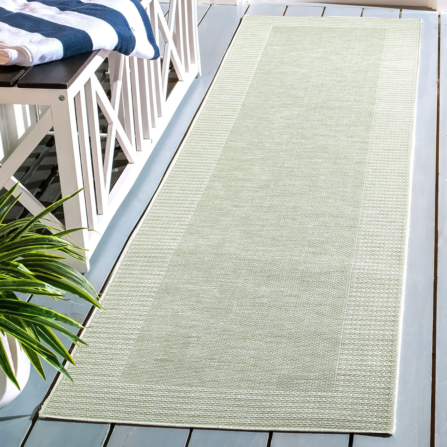 Patio Flat Weave Indoor/Outdoor Runner
