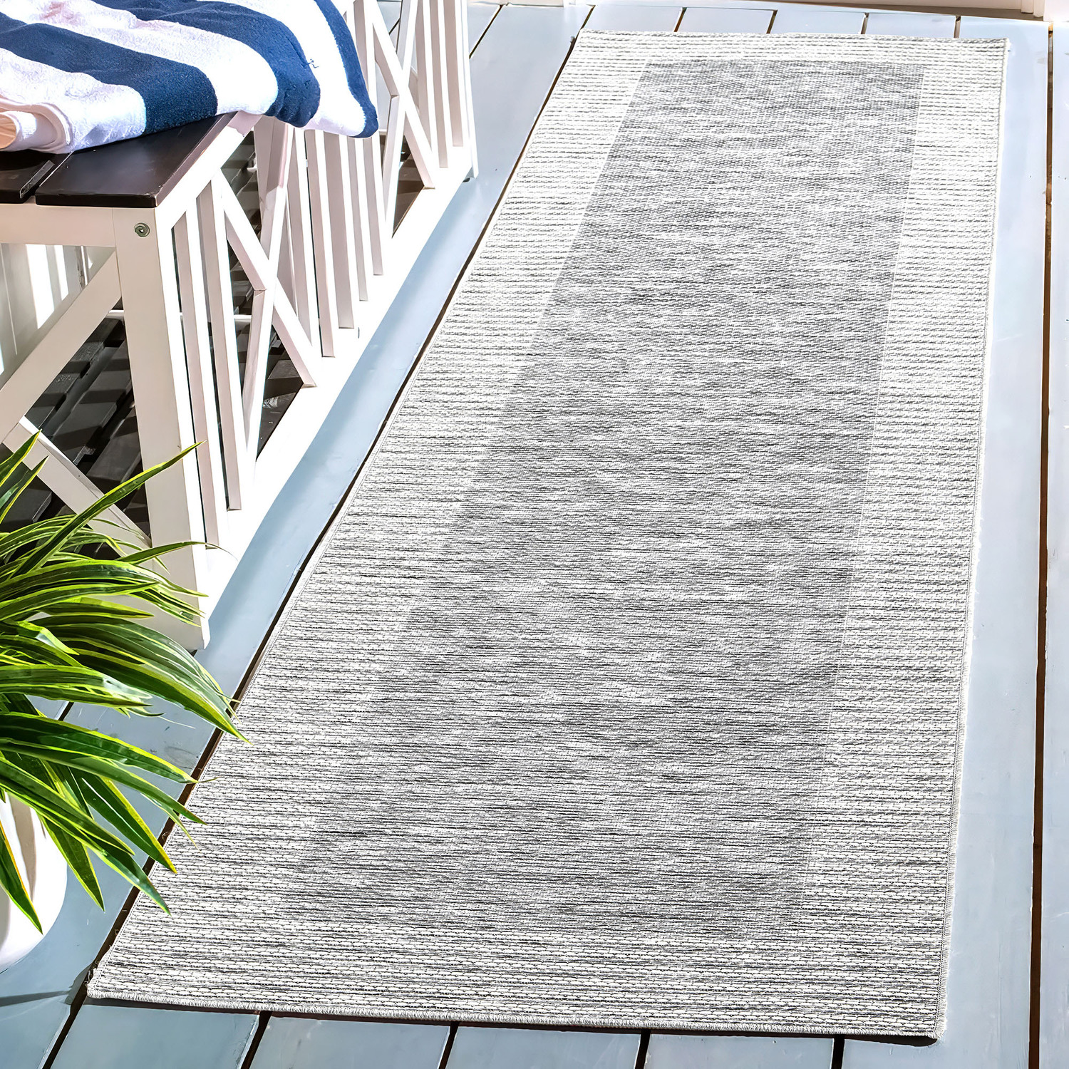 Patio Flat Weave Indoor/Outdoor Runner