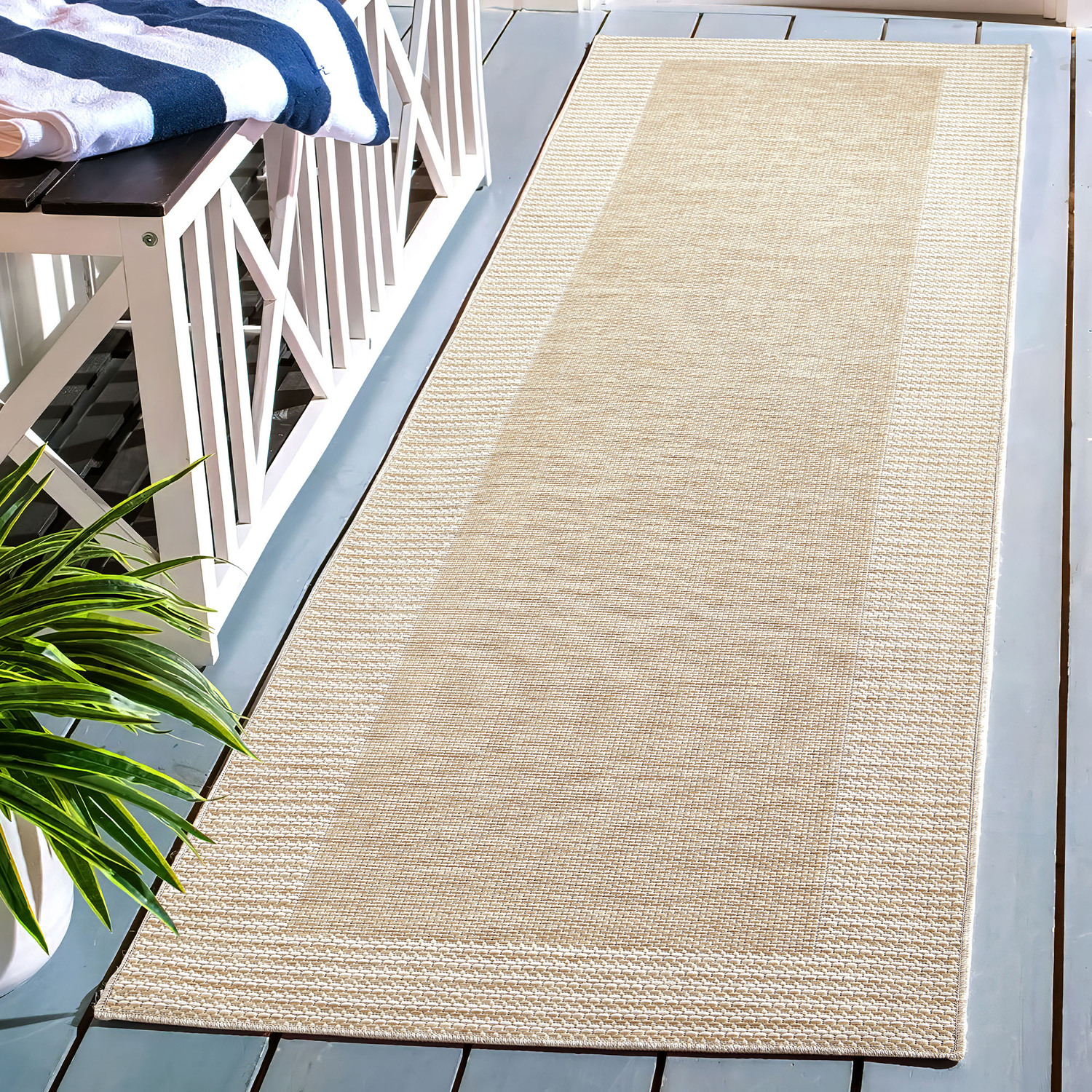 Patio Flat Weave Indoor/Outdoor Runner