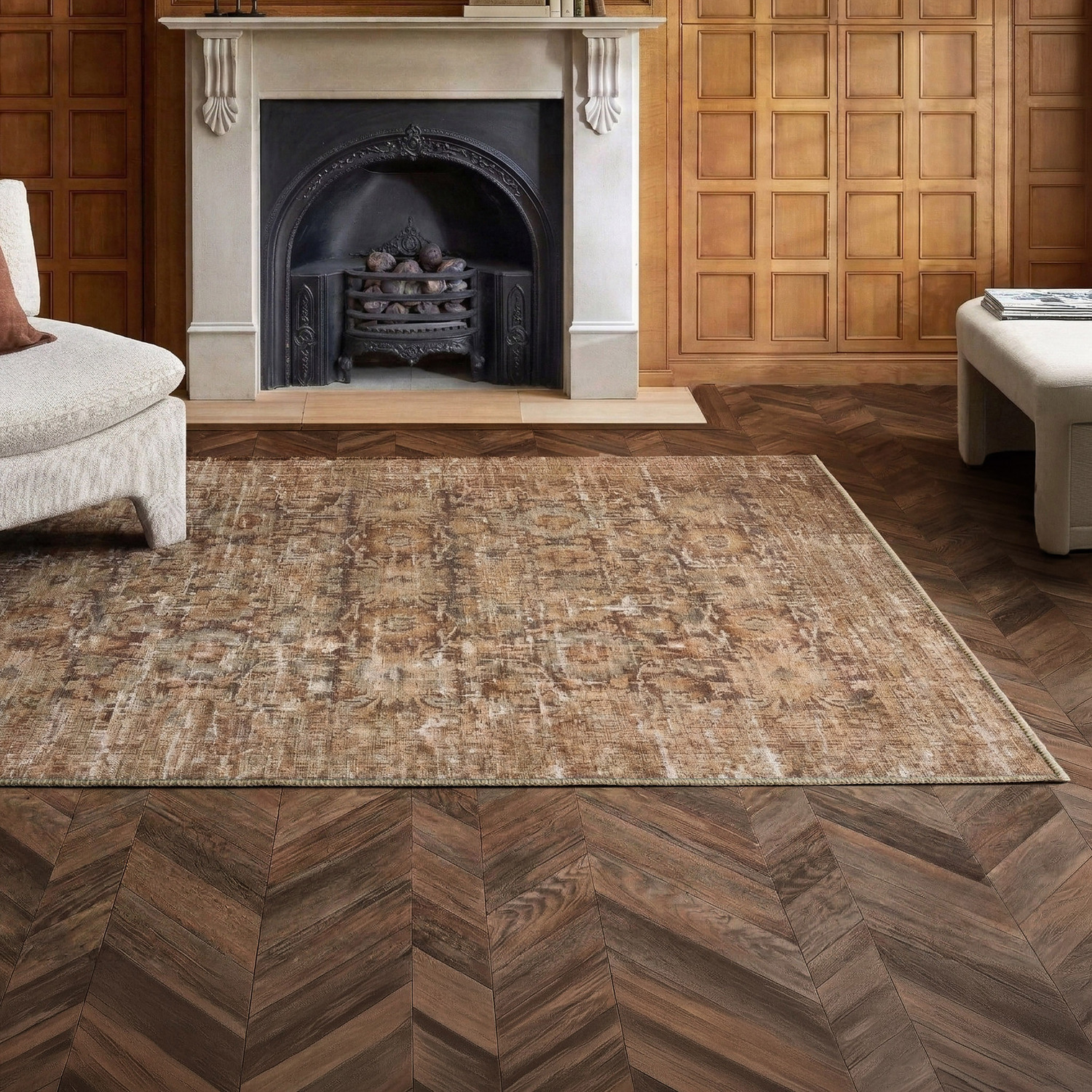 Bark Estate Vintage-Look Rug
