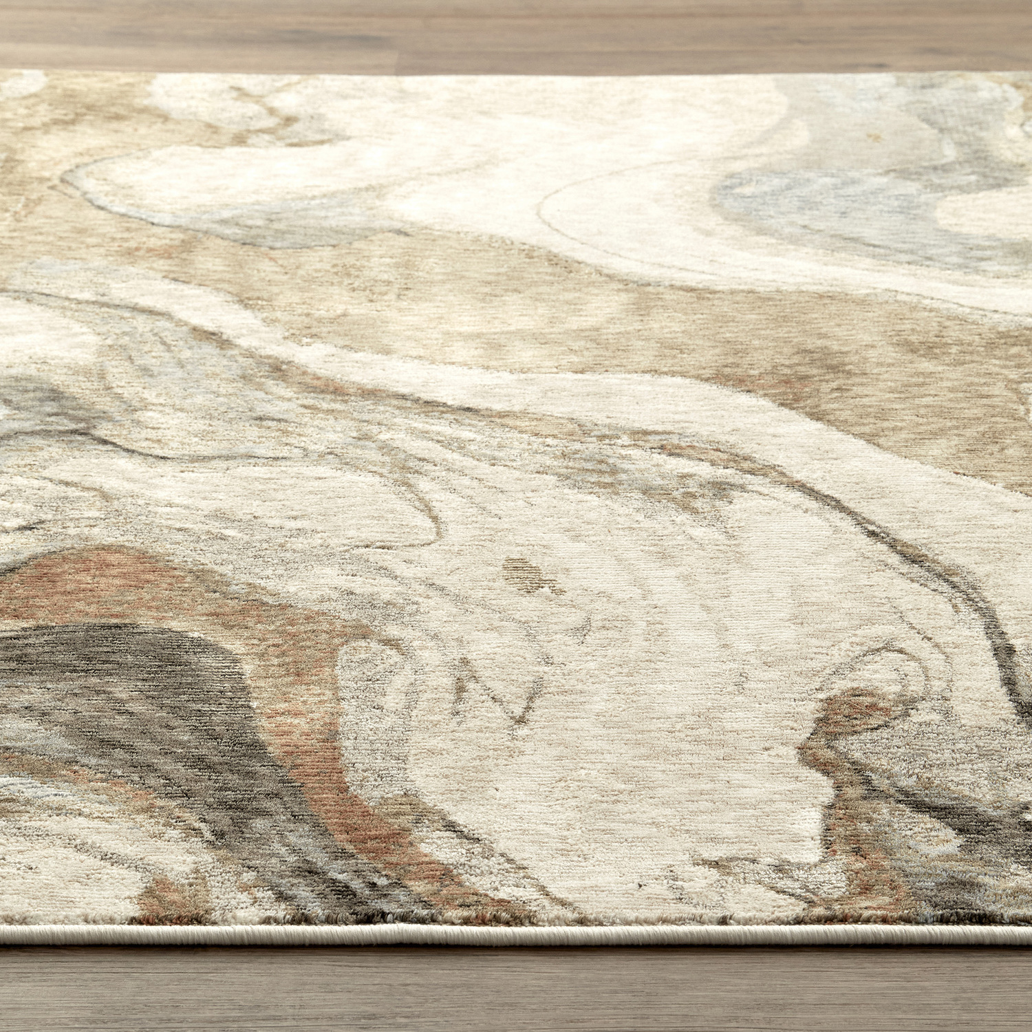 Marble-Look Sienna Rug