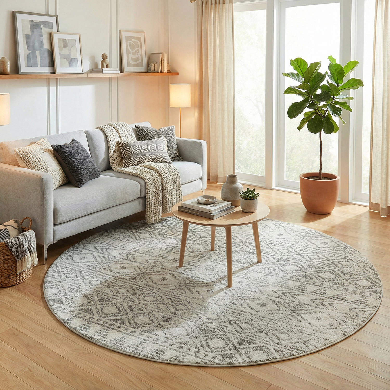 Lauro Scandi Round Rug