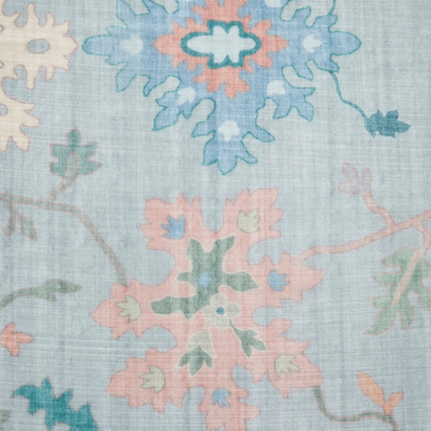 Blue Chloe Machine Washable Rug