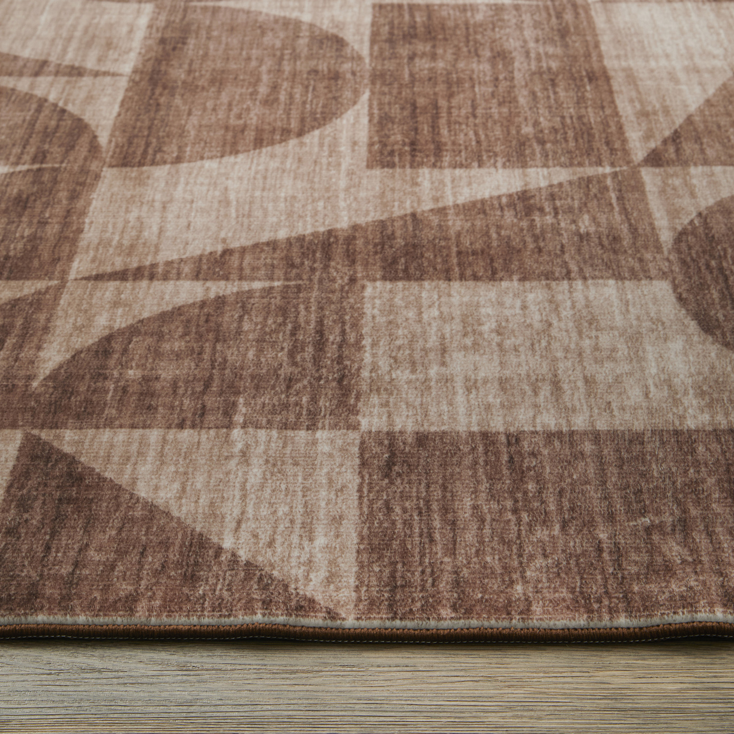 Brown Denver Machine Washable Rug