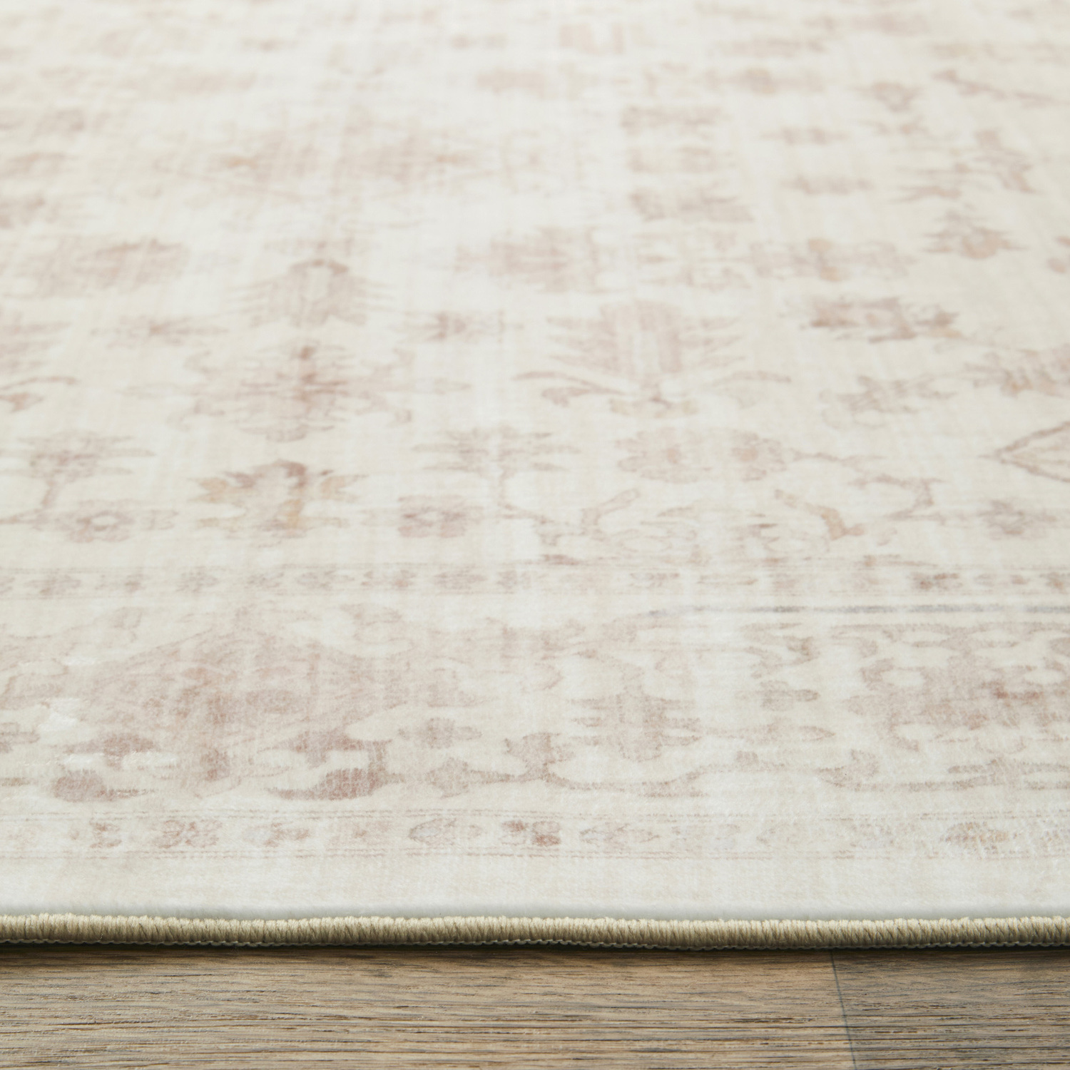 Natural Keira Machine Washable Rug