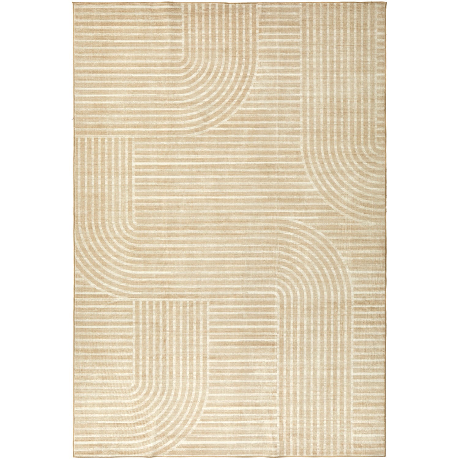 Natural Tatum Machine Washable Rug